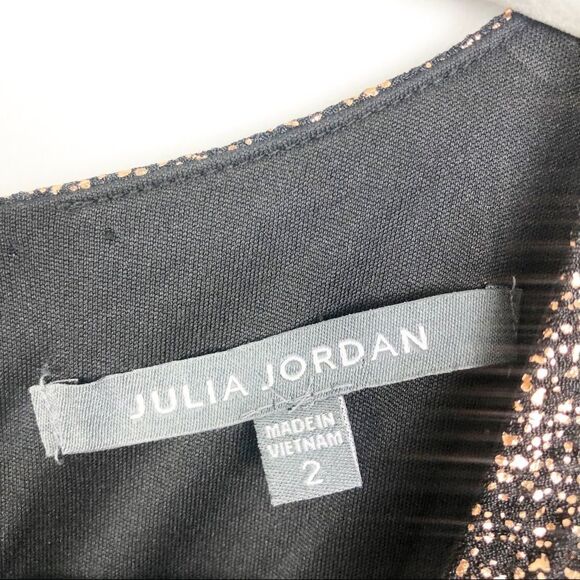 JULIA JORDAN | Ombré Bronze to Silver Dress Size 2 - Picture 6 of 9
